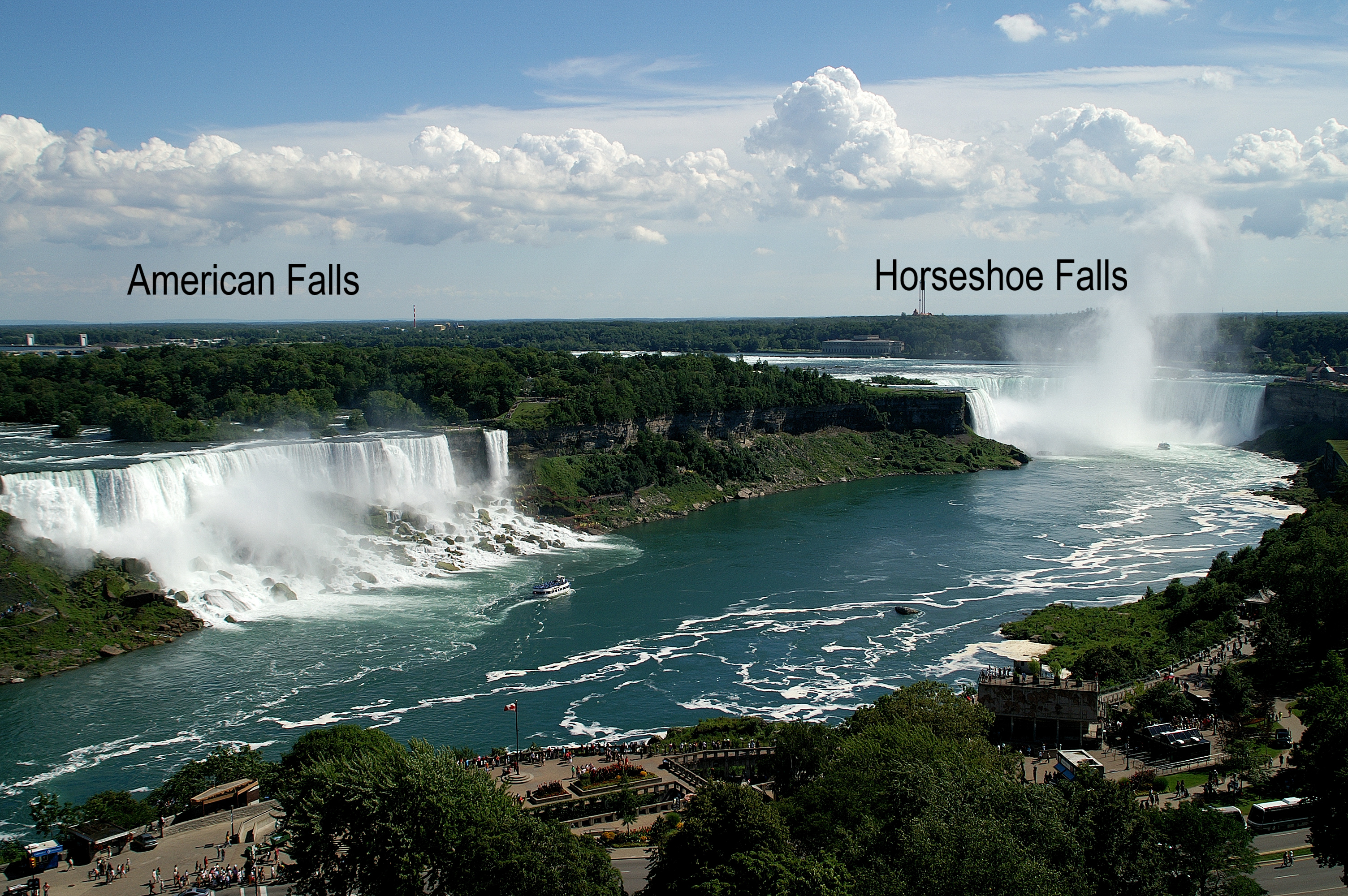 Horsehoe and American Falls