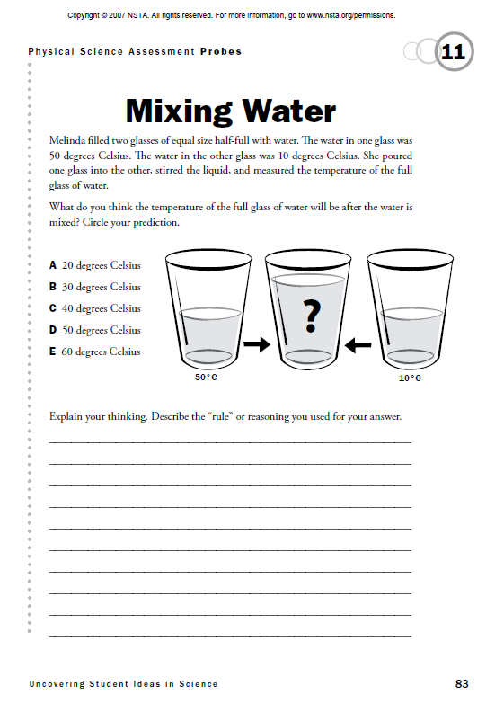 Mixing Water